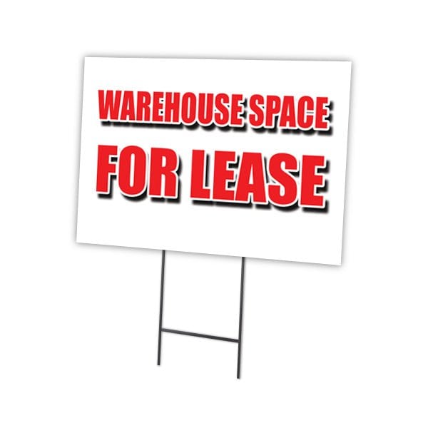 Signmission Warehouse Space For Lea Yard & Stake outdoor plastic coroplast window, 1216 Warehouse Space For Lea C-1216 Warehouse Space For Lea - main